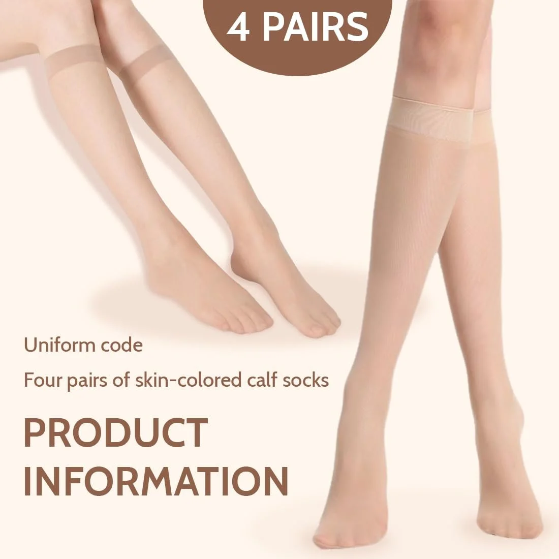 Шкарпетки до коліна Жіночі Легкі та Зручні M, фото №2