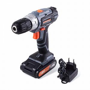 Купить Дрель-шуруповерт Аккумуляторный 18 Вольт 2-Скоростной 1500 мАч - Фото 1 Дрель-шуруповерт Аккумуляторный 18 Вольт 2-Скоростной 1500 мАч - Фото 1