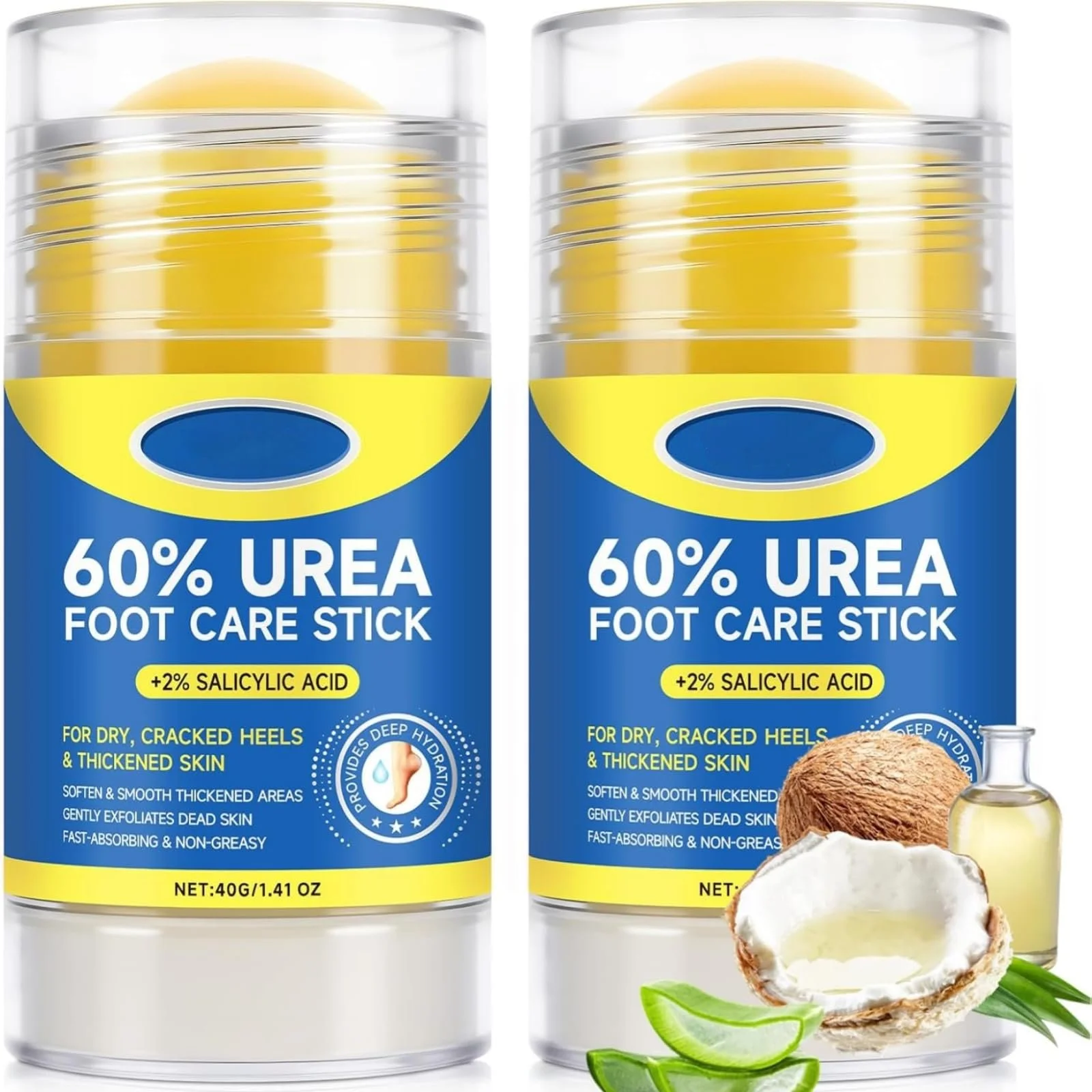 Крем для ног Urea Cream 60% Urea от трещин и мозолей (упаковка из 2 шт), фото №1
