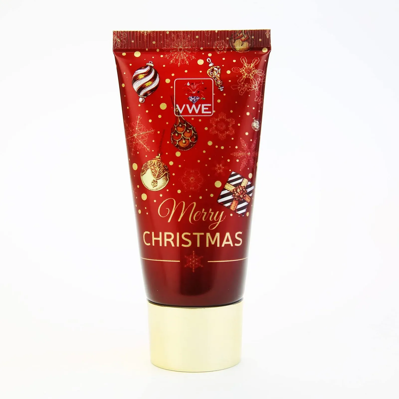 Лосьйон для рук Різдвяний аромат і дизайн для Різдва 30 мл Червоний/Золотий (10 шт. в наборі), фото №2