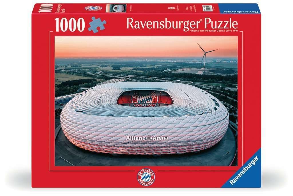 Пазл Ravensburger 12001252 Allianz Arena Munich 1000 деталей, фото №1