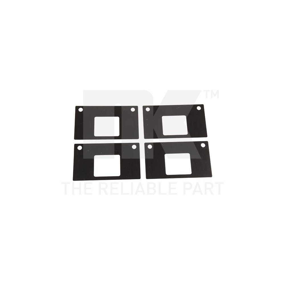 Комплект аксесуарів, гальмівні колодки дискові NK 79991025, передній міст, фото №1