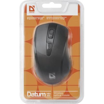 Компьютерная мышь Defender Datum MM-265 Black 52265, фото №4
