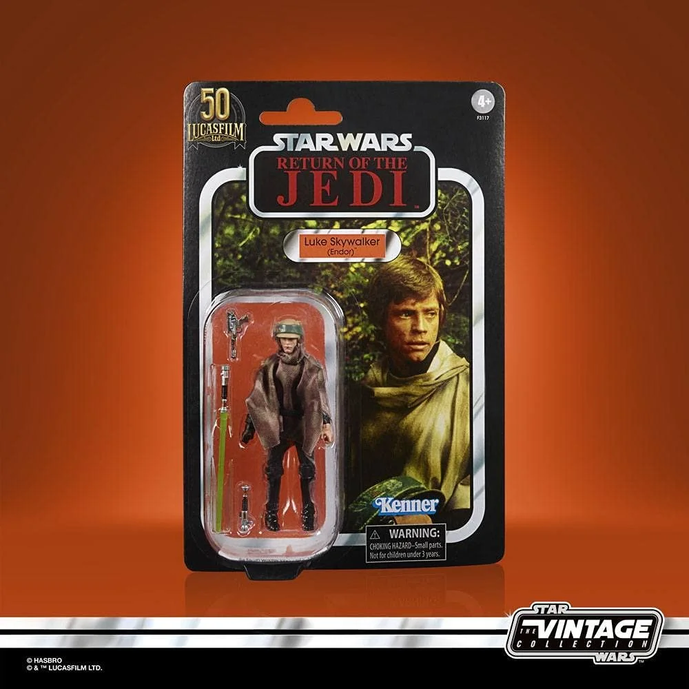Фигурка Hasbro Star Wars The Vintage Collection Luke Skywalker (Endor) Lucasfilm 50th Anniversary, фото №2