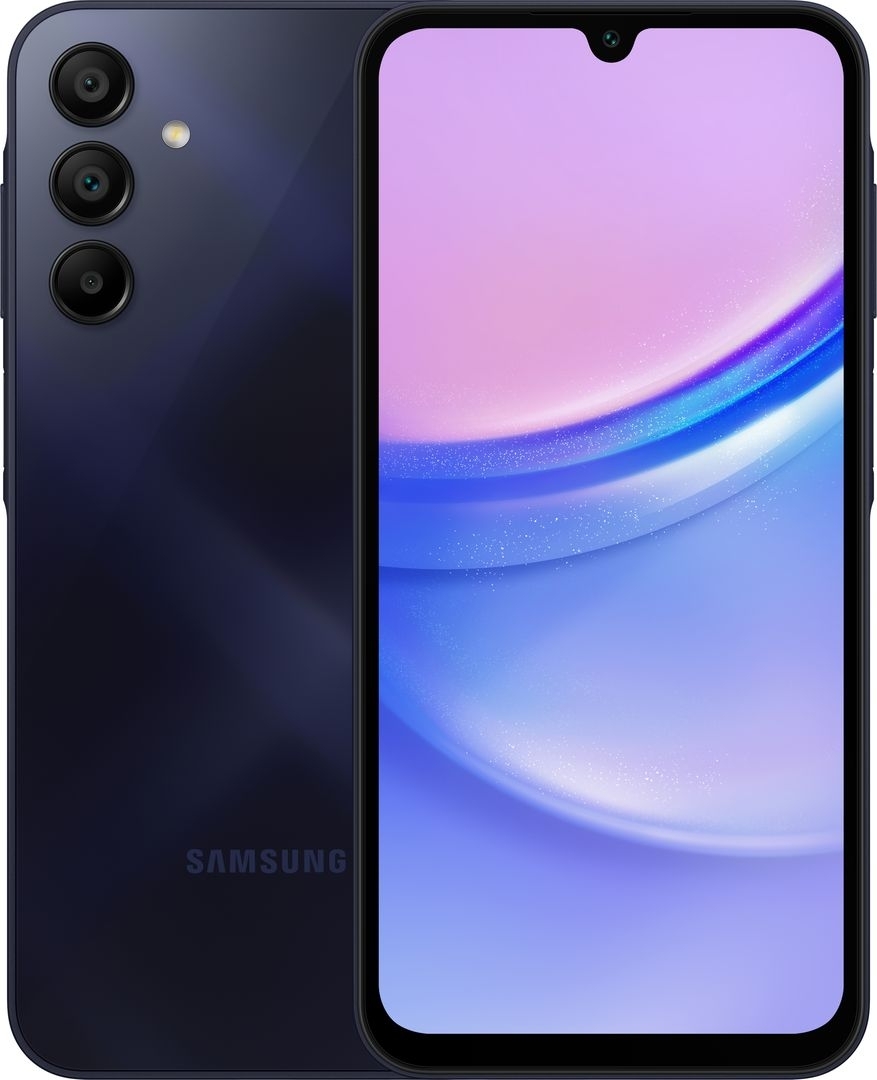 Смартфон 6.5" Samsung Galaxy A15 4/128Gb 4G 2-SIM NFC 50/13Мп 8 ядер Android 14 Black, фото №1