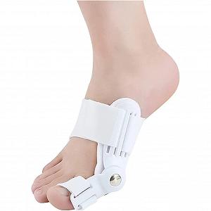 Корректор вальгусной деформации 2 шт. Регулируемая шина для корректора вальгусной деформации для уменьшения боли в стопе Можно использовать мужчинам и женщинам Днем и Ночью - Фото 1