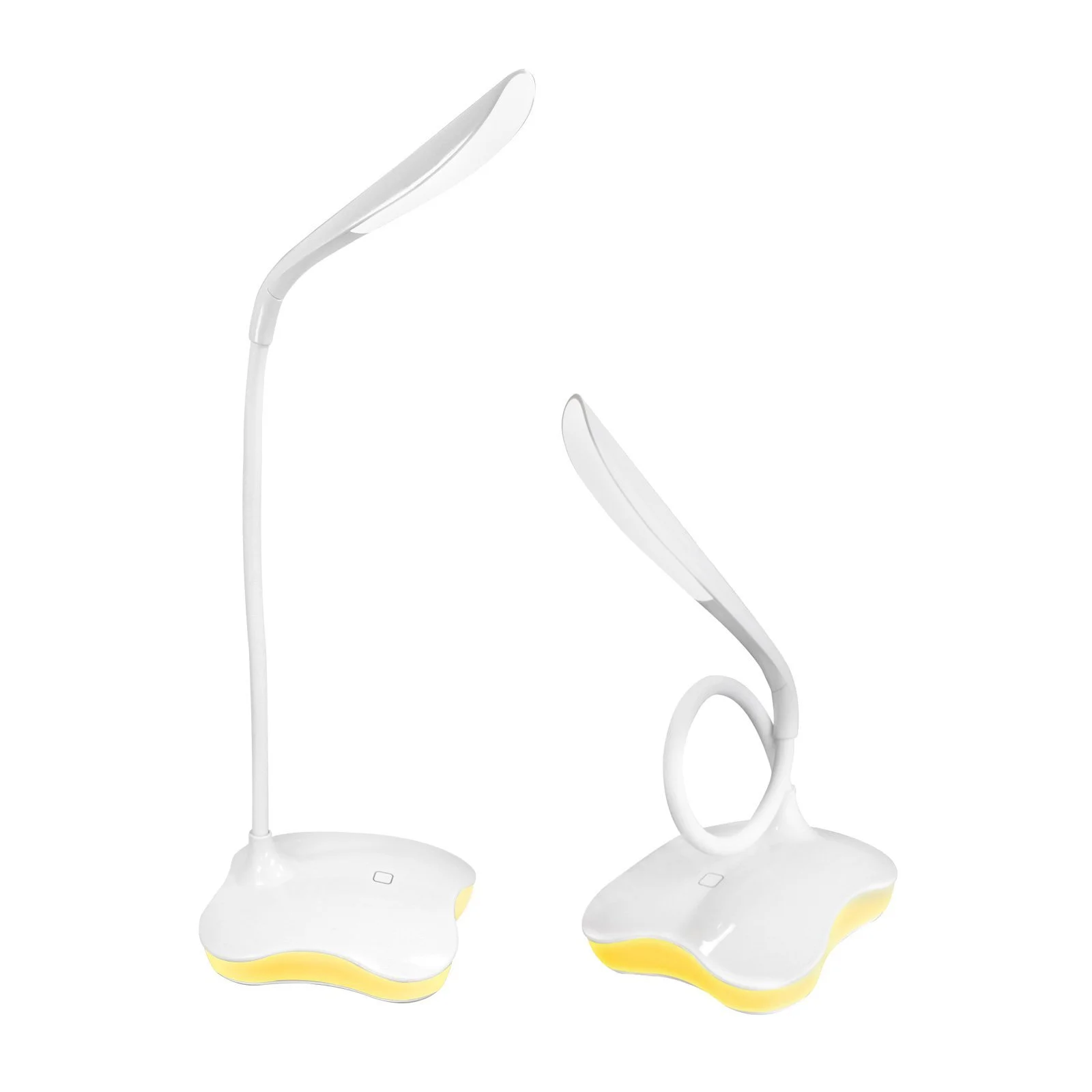 Настільна лампа Eaxus LED USB 4 x AAA Набір 2 шт. Біла, фото №1