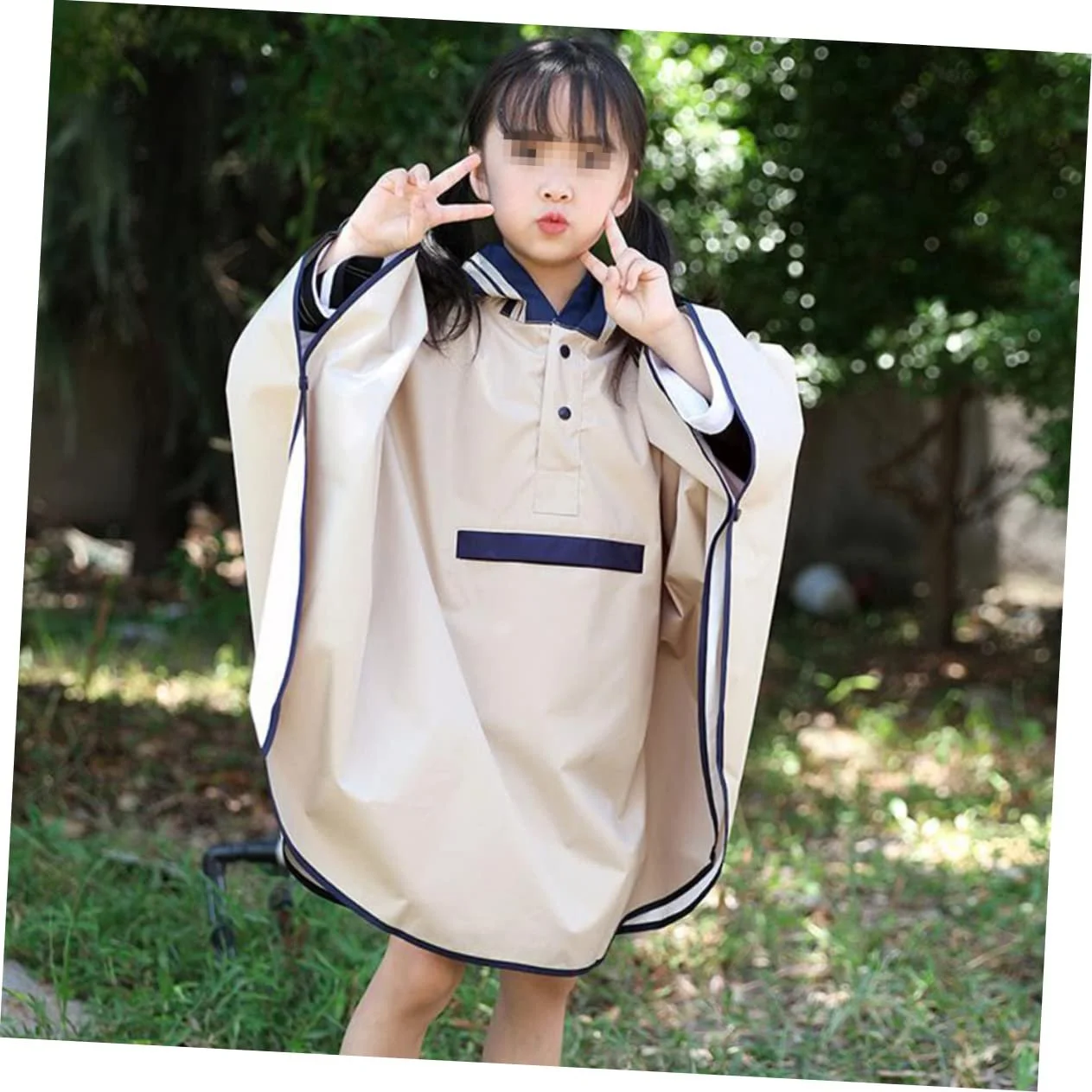 Дождевик Healvian Плащ-пончо Накидка от дождя для мальчиков, фото №9