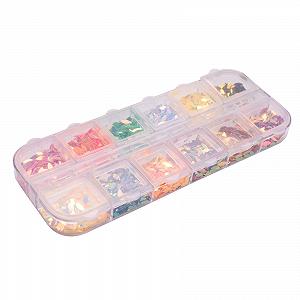 Прикраса для нігтів Booso 3# Блискітки - Фото 1