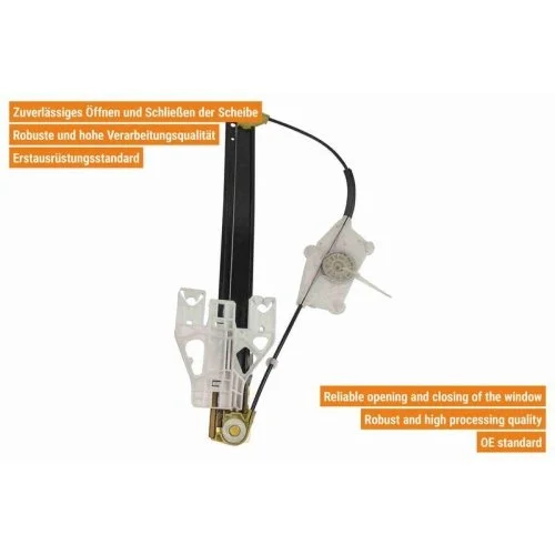 Склопідйомник VAICO V10-2236 Original VAICO Quality для AUDI SEAT SKODA VW VAG, фото №2