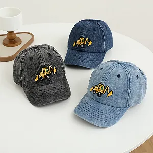 Бейсболка Ahagogo Summer детская регулируемая с вышивкой трактора synthetic.ua - Фото 1