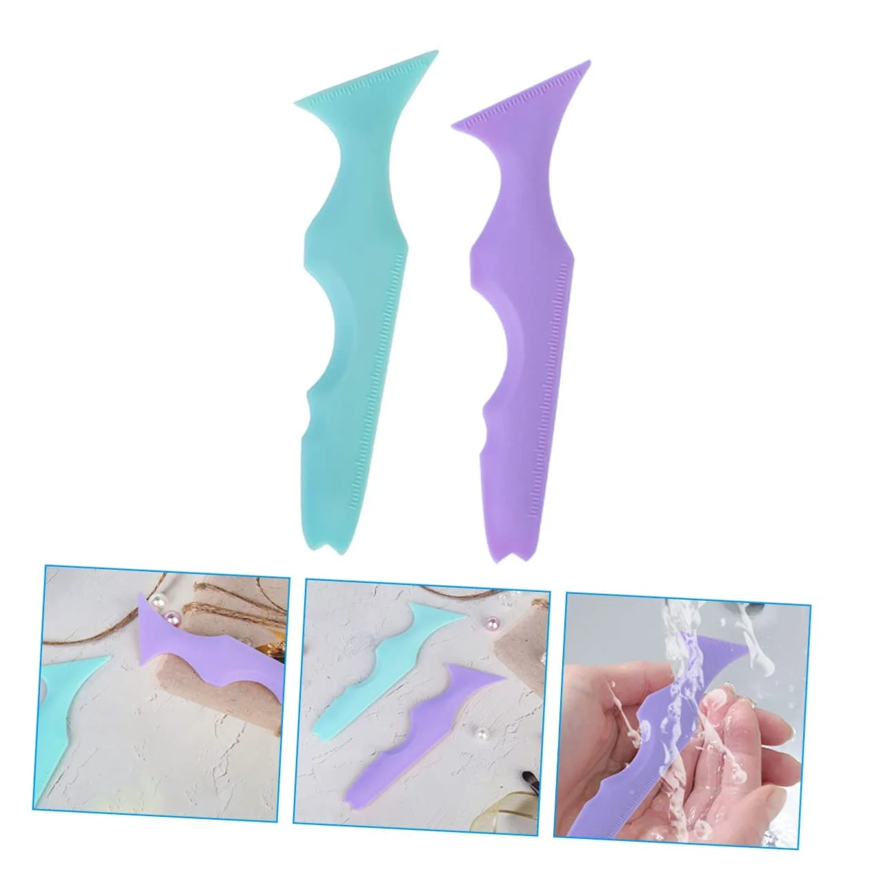 Трафареты для подводки глаз Beaupretty 10 шт. силиконовые, фото №2