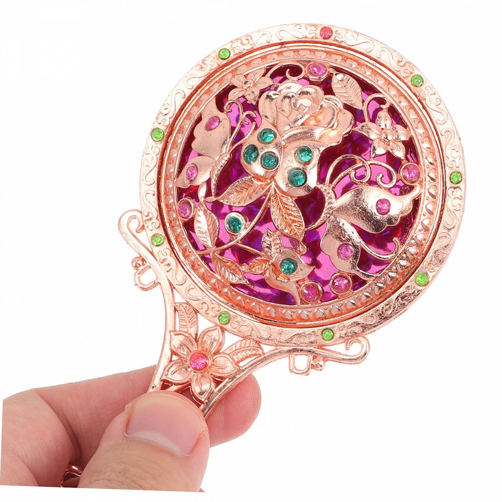 Зеркало Angoily Retro Металл Miss Fold Компактное зеркало, фото №3