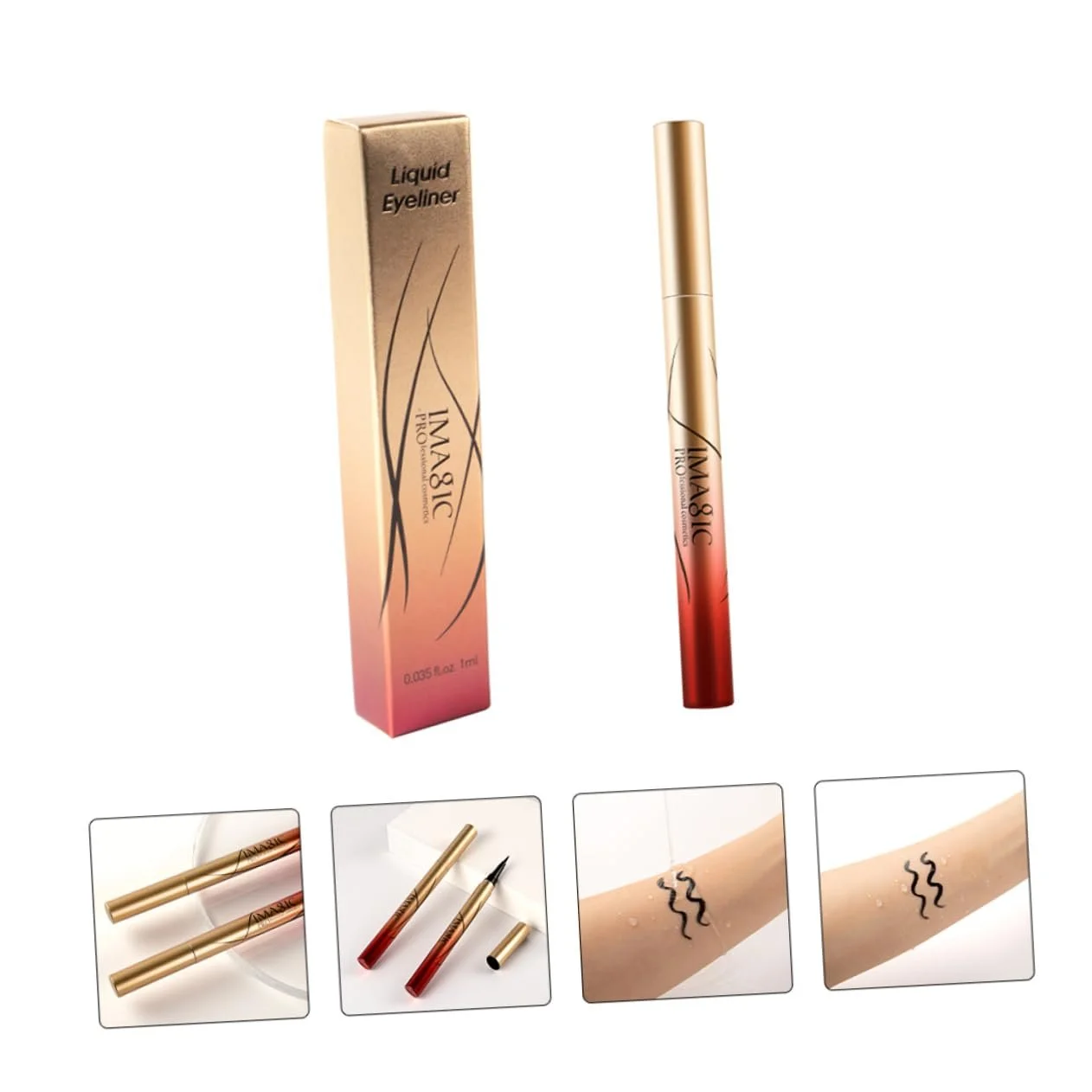 Рідка Підводка Angoily Чорний, фото №5