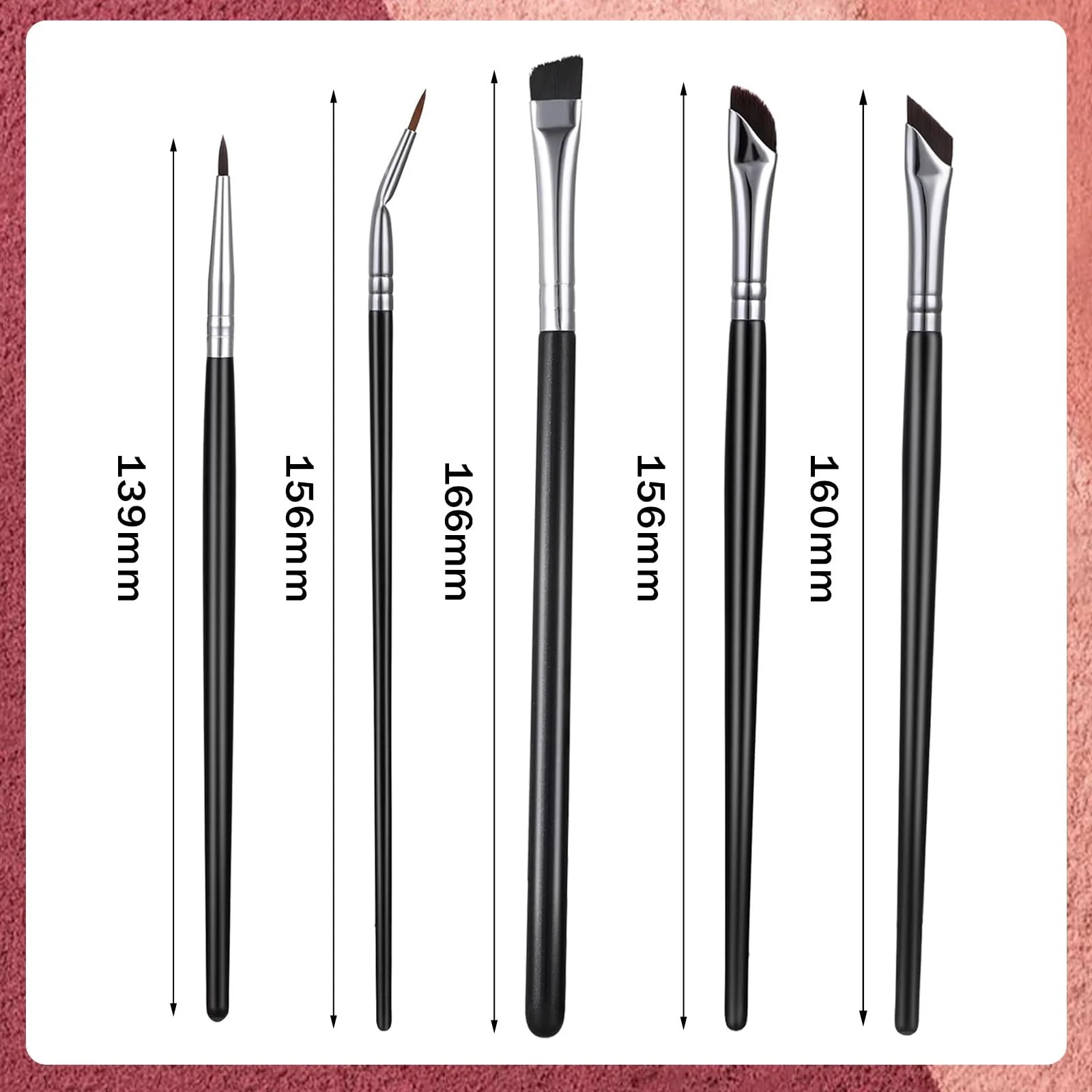 Набір пензлів для підводки SWYSGS 8 Pieces, фото №2 Набір пензлів для підводки SWYSGS 8 Pieces, фото №2