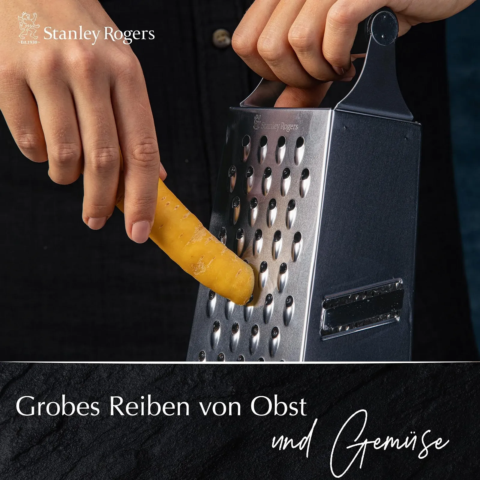 Терка Stanley Rogers Квадратна з нековзною основою Високоякісна нержавіюча сталь, фото №5