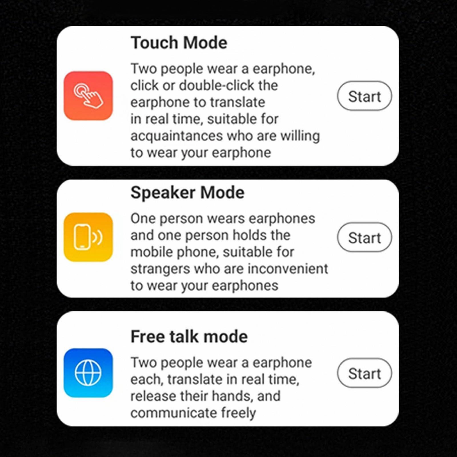 Наушники-переводчики Bluetooth Bewinner Черный, фото №5