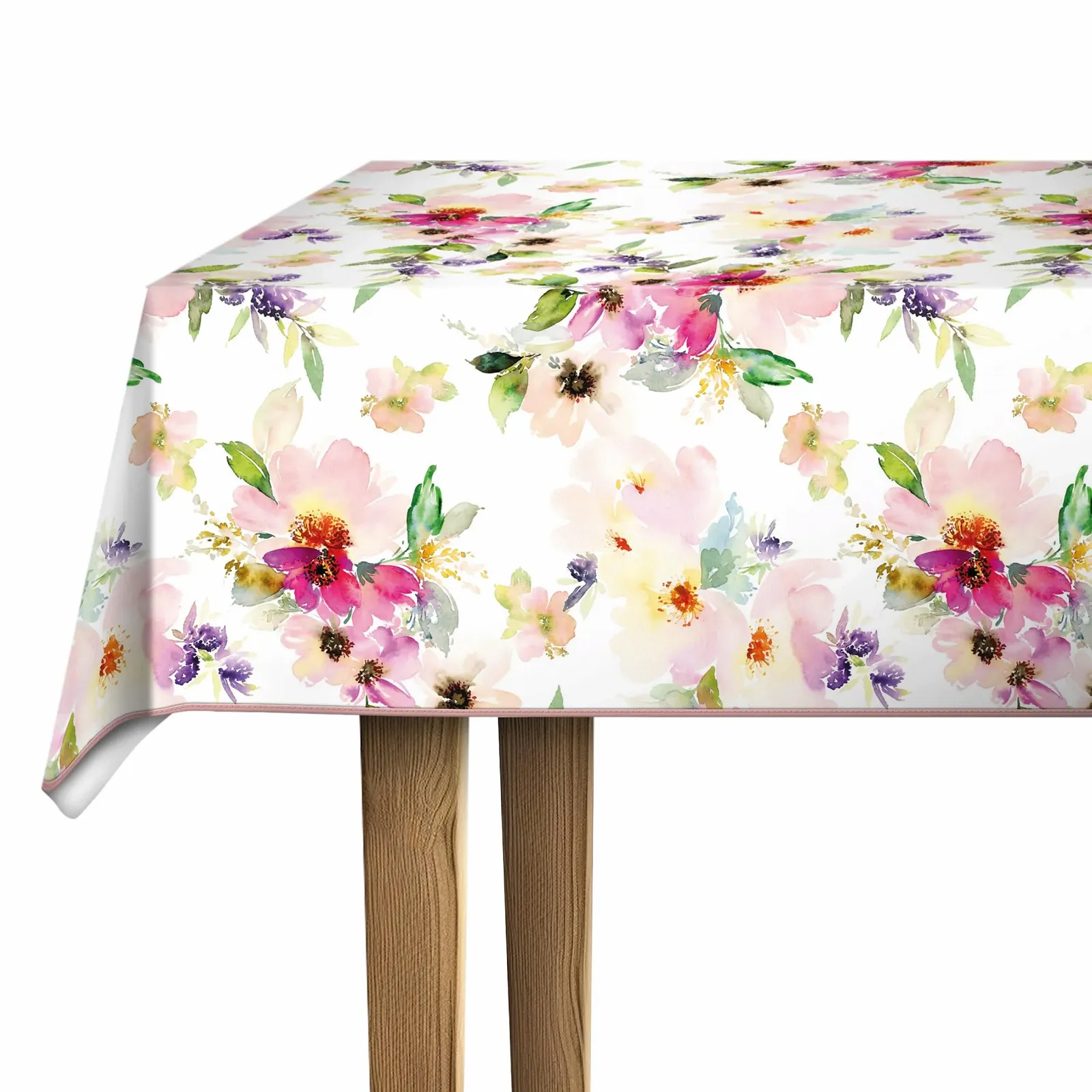 Скатертина клейончаста d-c-fix Spring Blossom 110 x 140 см Квадратна без PVC Мийна, фото №1