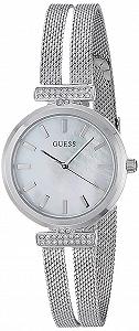 Аналоговые часы Guess GW0471L1 серебряные с браслетом - Фото 1