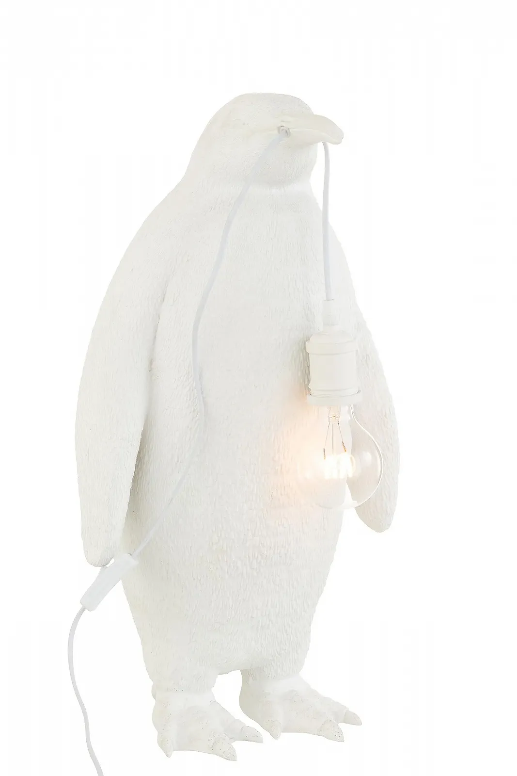 Настільна лампа J-Line Penguin Bird 59 см Біла, фото №2