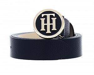 Ремінь TOMMY HILFIGER TH Round Buckle синій - Фото 1
