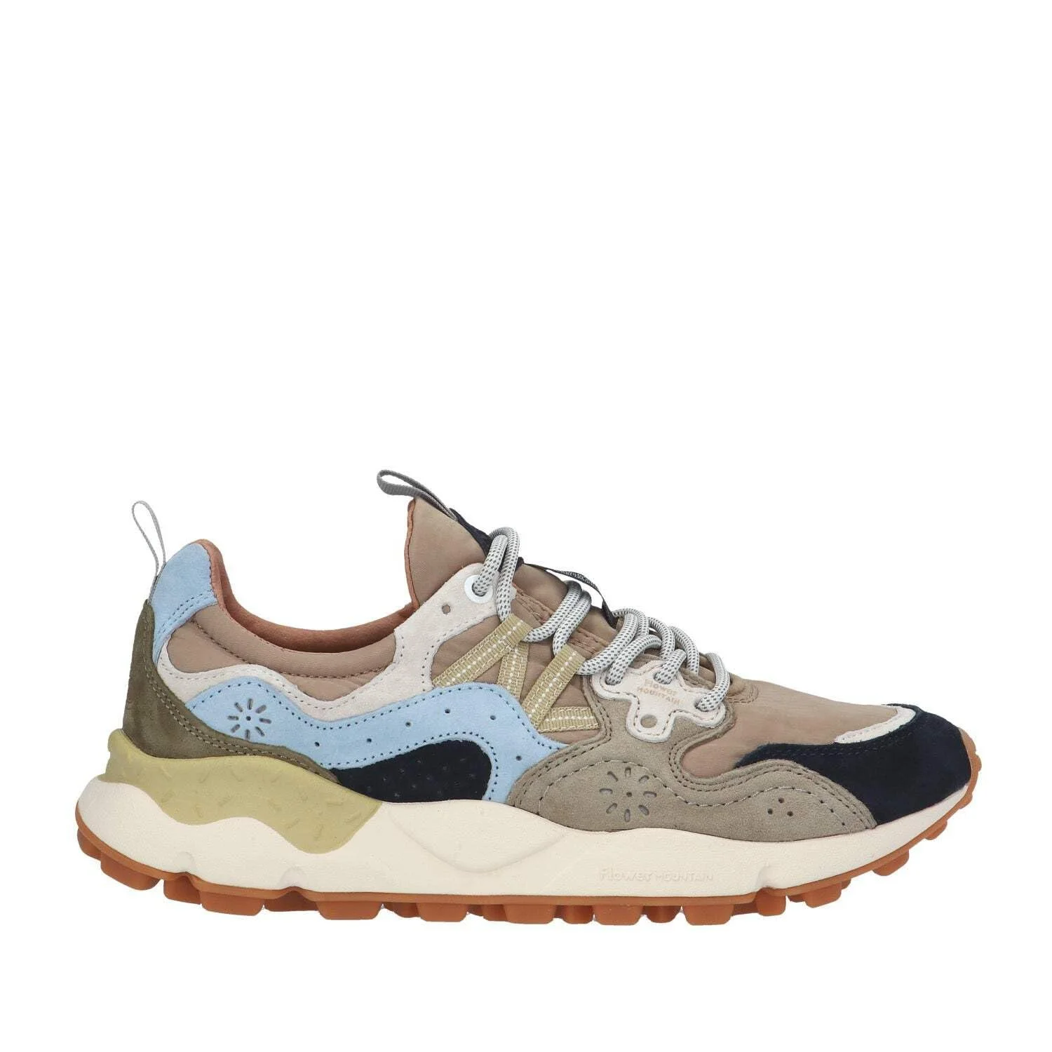 Кросівки Flower Mountain Yamano 3 Чоловічі Замша/Нейлон Чорний/Коричневий/Хакі, фото №1