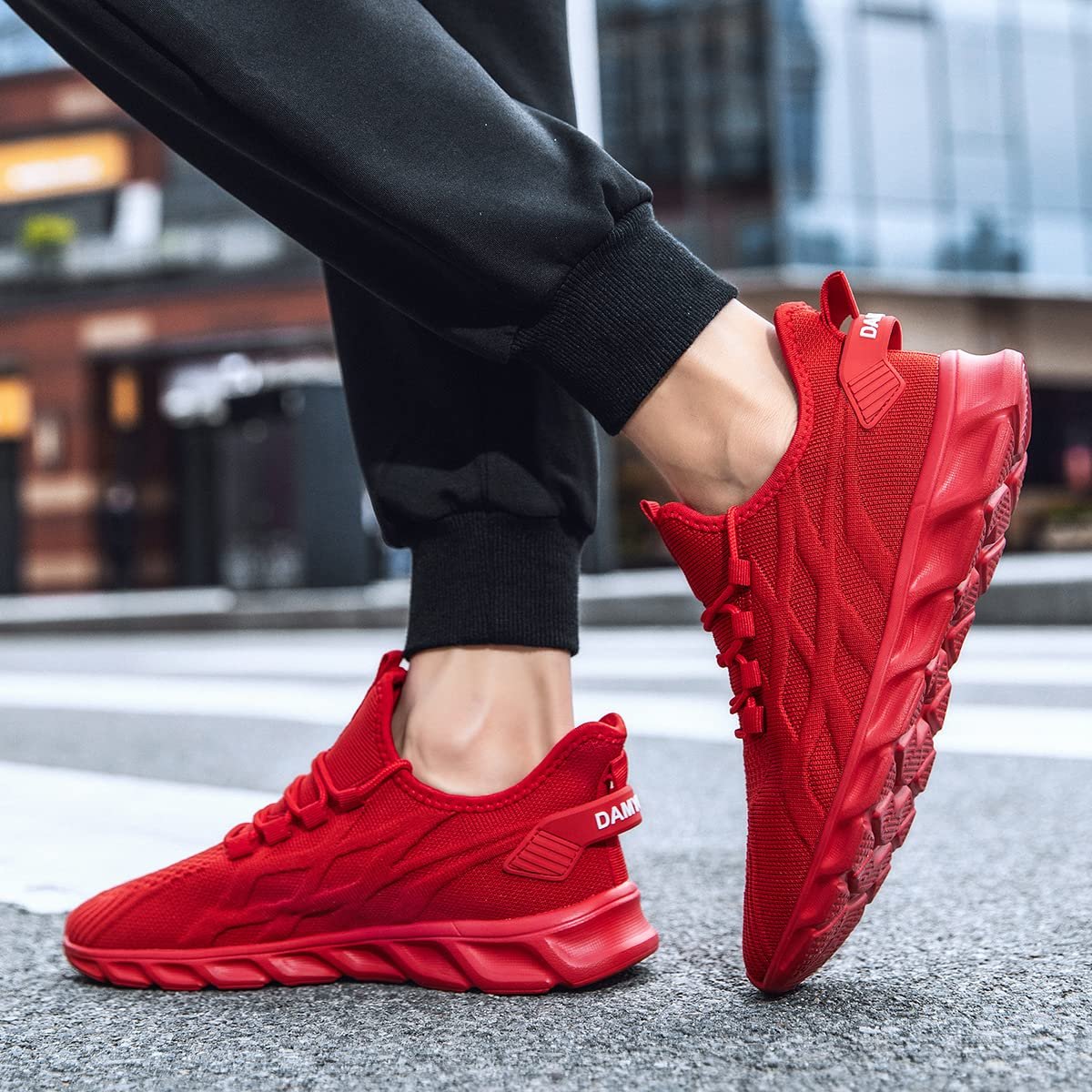 Кросівки Linenghs 01 Червоний, фото №6 Кросівки Linenghs 01 Червоний, фото №6