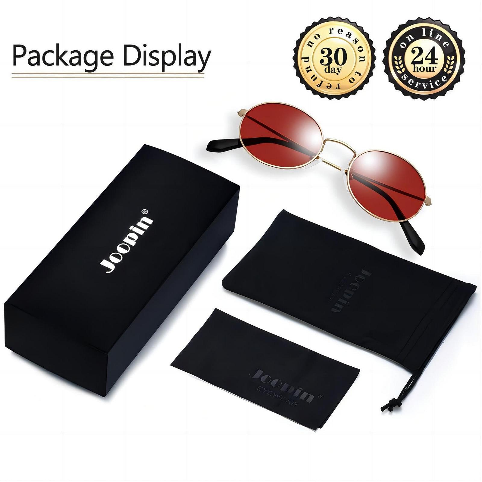 Сонцезахисні окуляри Joopin Ретро Овальні Поляризовані Круглі Чоловічі Жіночі, фото №6