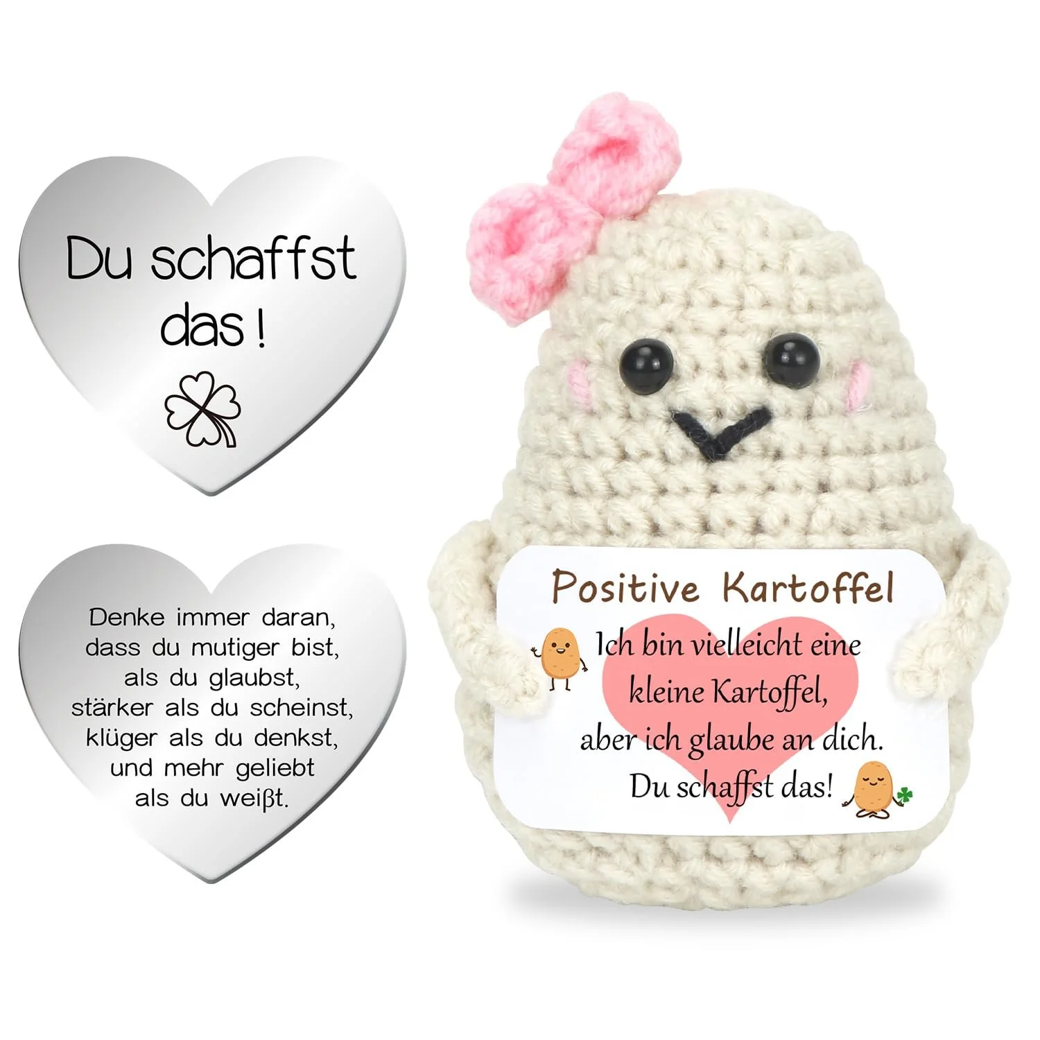 Игрушка A21-4 Картофель Сердце Талисман вязаная, фото №1 Игрушка A21-4 Картофель Сердце Талисман вязаная, фото №1