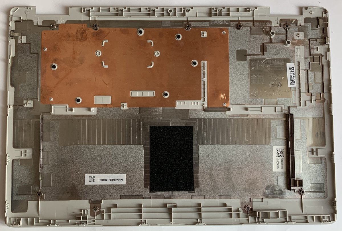 Нижня кришка корпусу HP Chromebook x360 14 (підон, сервісна кришка) оригінал, PTNJE173569, фото №3