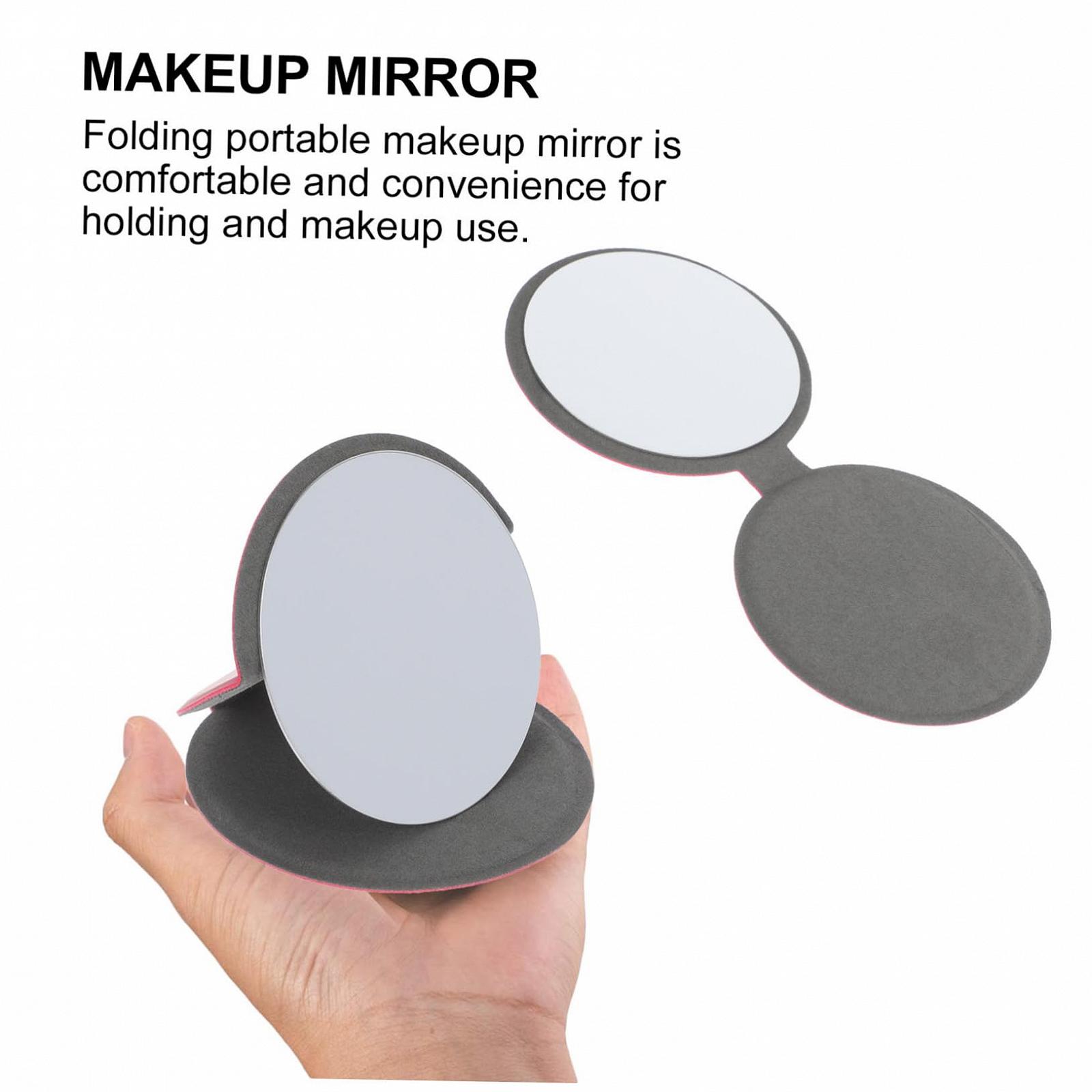 Зеркало Angoily Vanity Makeup Mirror Hand Mirror Compact Small Travel Female Mirror Travel Stainless Steel Упаковка из 14, фото №7