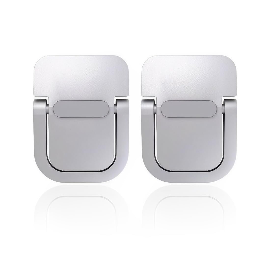 Подставка для ноутбука Мини, 2 шт., Портативная подставка для клавиатуры для стола, Складная невидимая подставка для ноутбука, Самоклеящаяся подставка для компьютера (Серебристый), фото №7 Подставка для ноутбука Мини, 2 шт., Портативная подставка для клавиатуры для стола, Складная невидимая подставка для ноутбука, Самоклеящаяся подставка для компьютера (Серебристый), фото №7