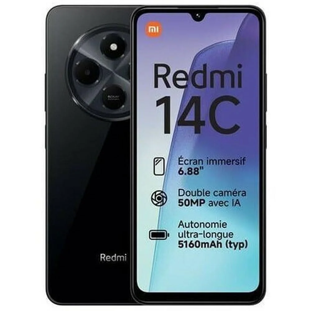 Смартфон Xiaomi Redmi 14C 8/256GB Midnight Black, фото №1 Смартфон Xiaomi Redmi 14C 8/256GB Midnight Black, фото №1