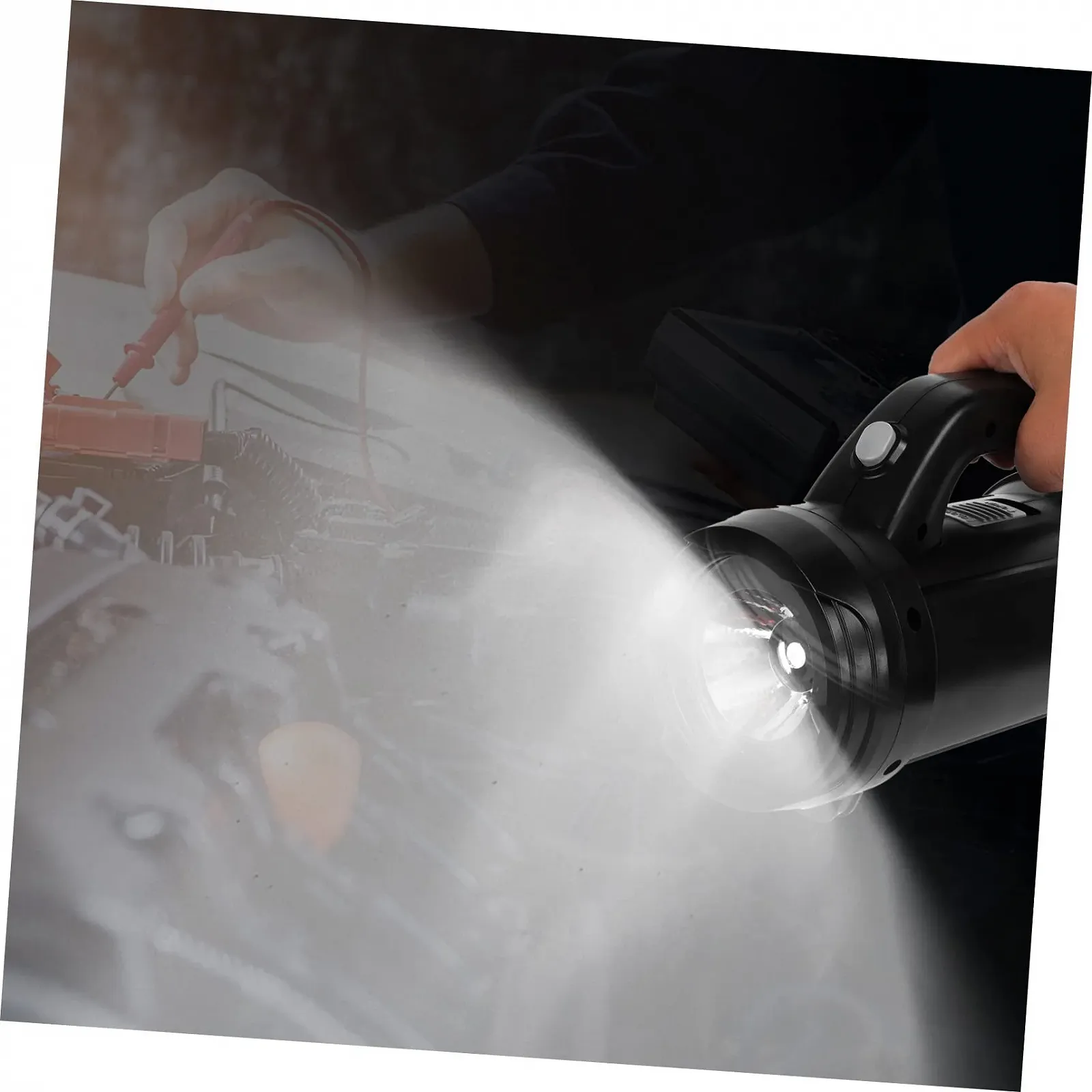 Світлодіодний ліхтар для кемпінгу, аварійний, маленький світлодіодний, ABS фара, живлення від батареї, фото №2