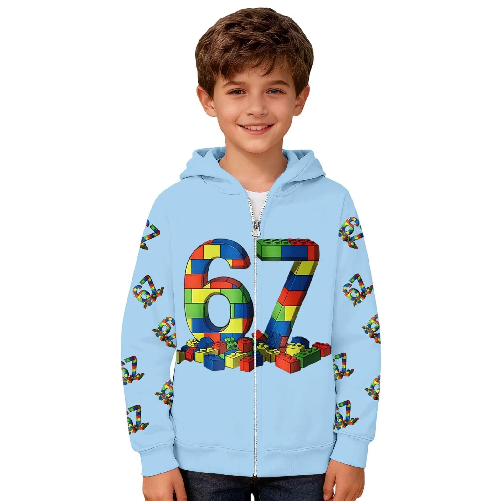 Худи Без бренда с принтом 67, фото №1