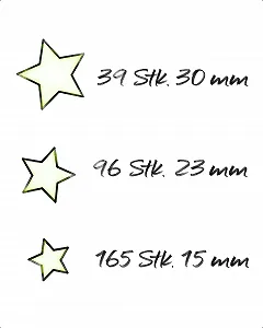 Наклейка для стін Luminous Stars Fluorescent 300 шт. synthetic.ua - Фото 1