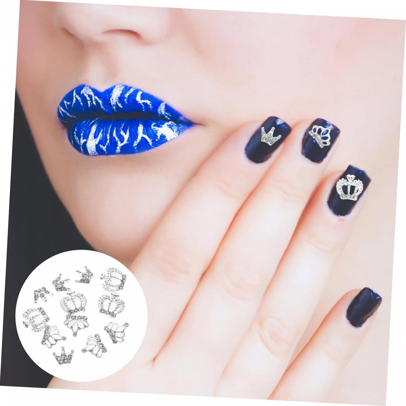 Украшение для ногтей Корона 3D, 12 шт, фото №8