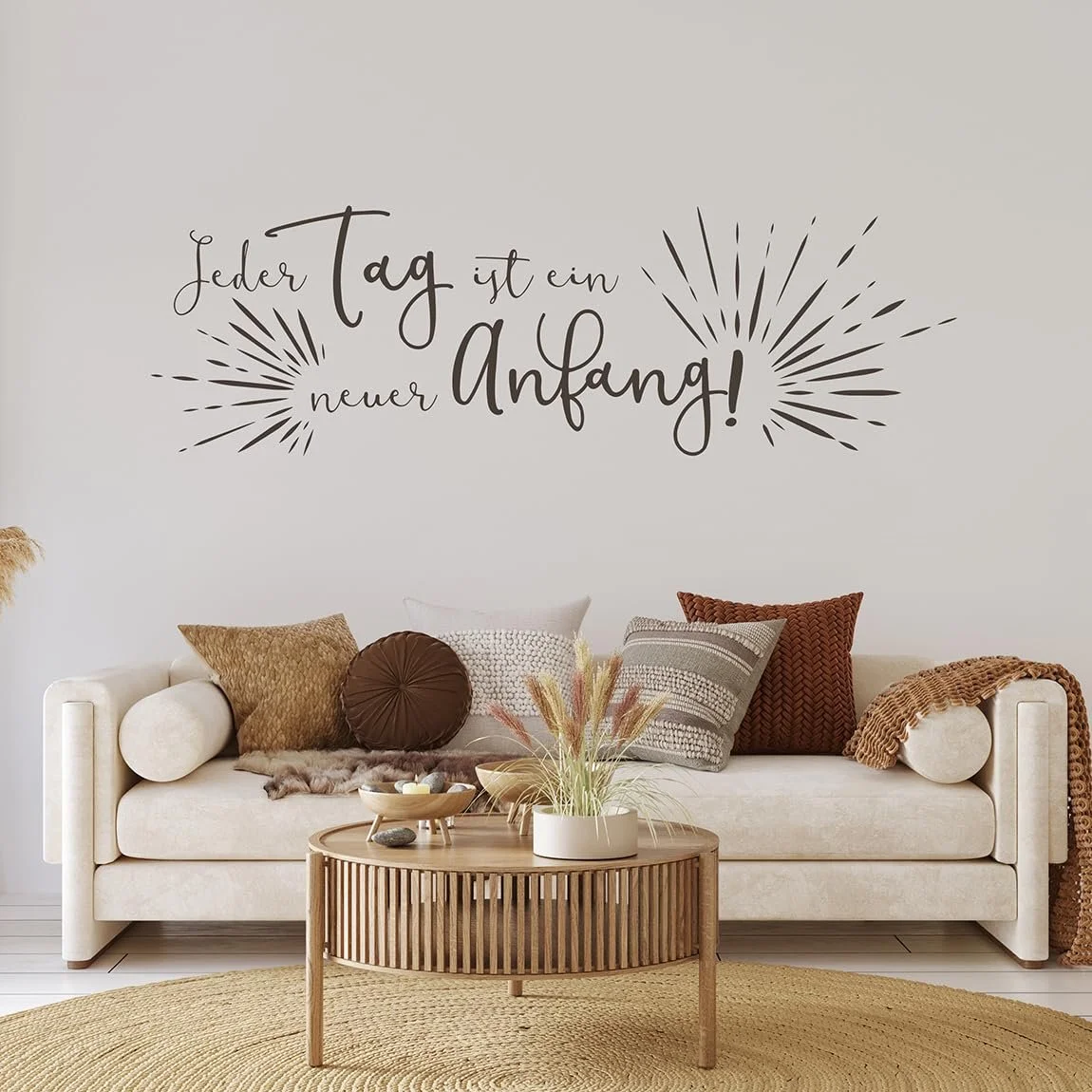 Наклейка для стін tjapalo s-pkm 373 Every Day is a New Beginning 130 x 40 см, фото №2