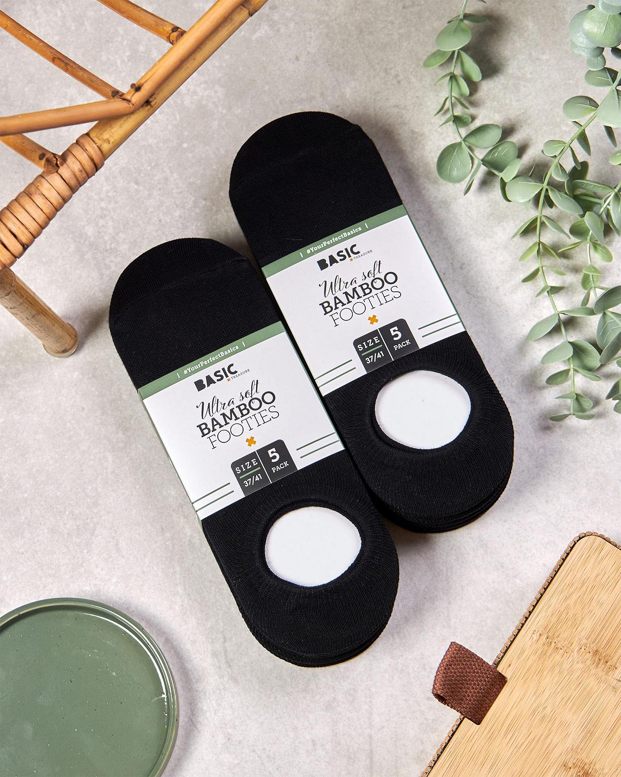Носки Treasure Basic Бамбуковые 10 пар - 37-41 - Trainer No Show, Невидимые Унисекс Бамбуковые носки, Дышащие, фото №4