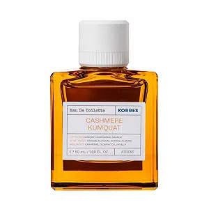 Туалетная вода KORRES CASHMERE KUMQUAT Восточный, Цветочный аромат для женщин с апельсиновым цветом и кашемиром, Веганский, 50 мл - Фото 1