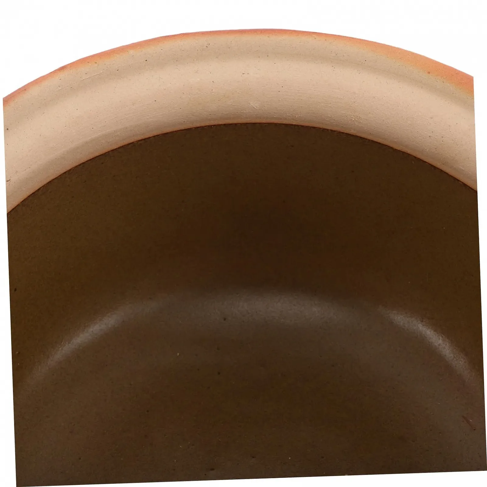 Горщик для приготування Sosoport Глиняний Теракотовий з ручкою, фото №8