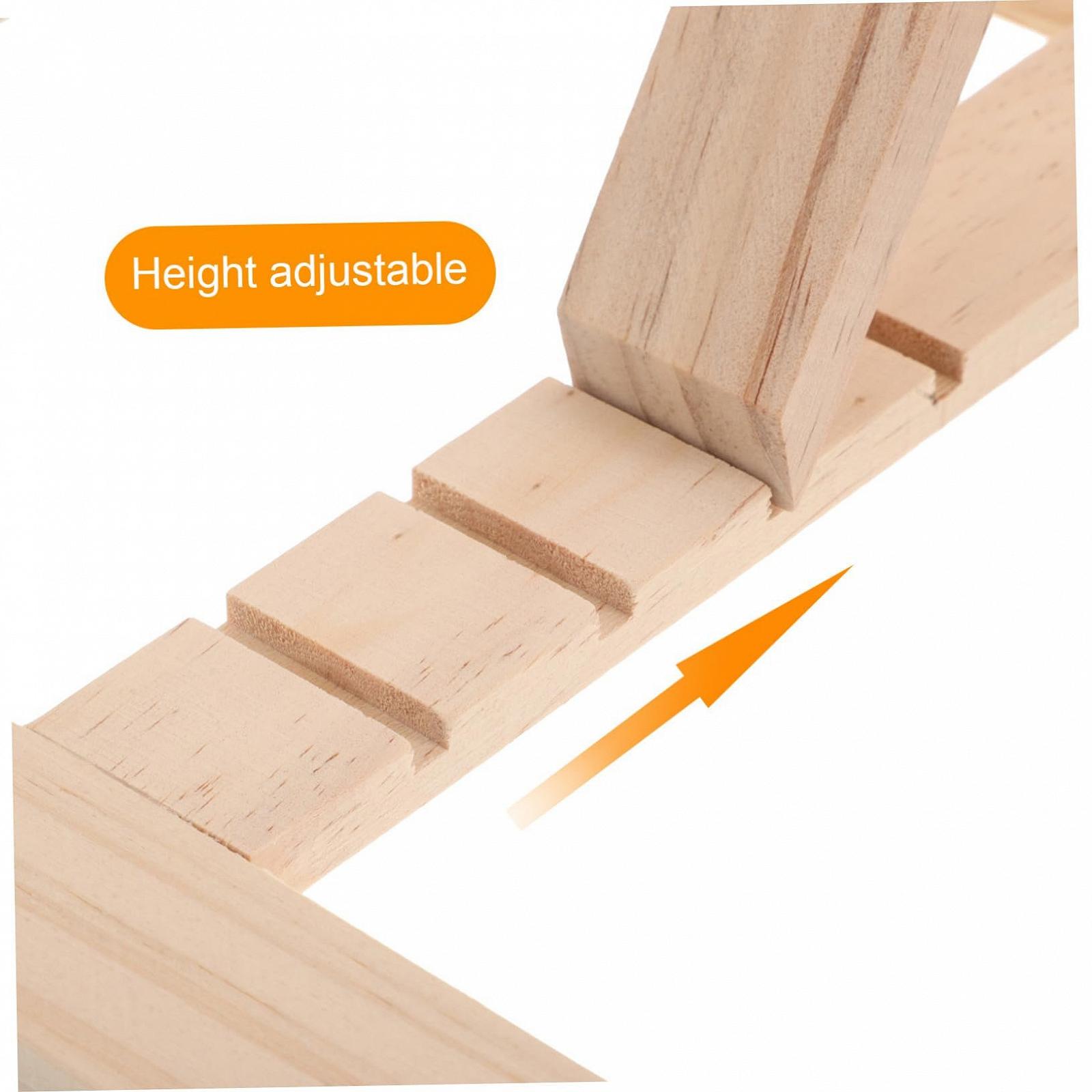 Деревянная подставка для ноутбука регулируемая, фото №3