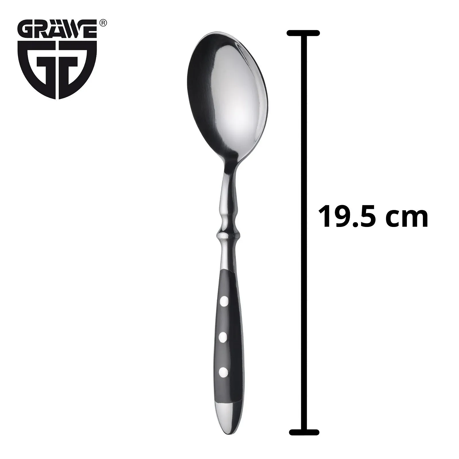 Ложка столовая GRÄWE Nürnberg кованая (набор 6 шт), фото №3