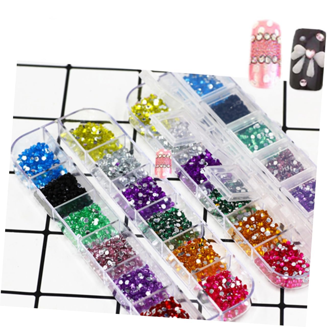 Стразы Healeved Кристалл, Разноцветный, 2000 шт., фото №8