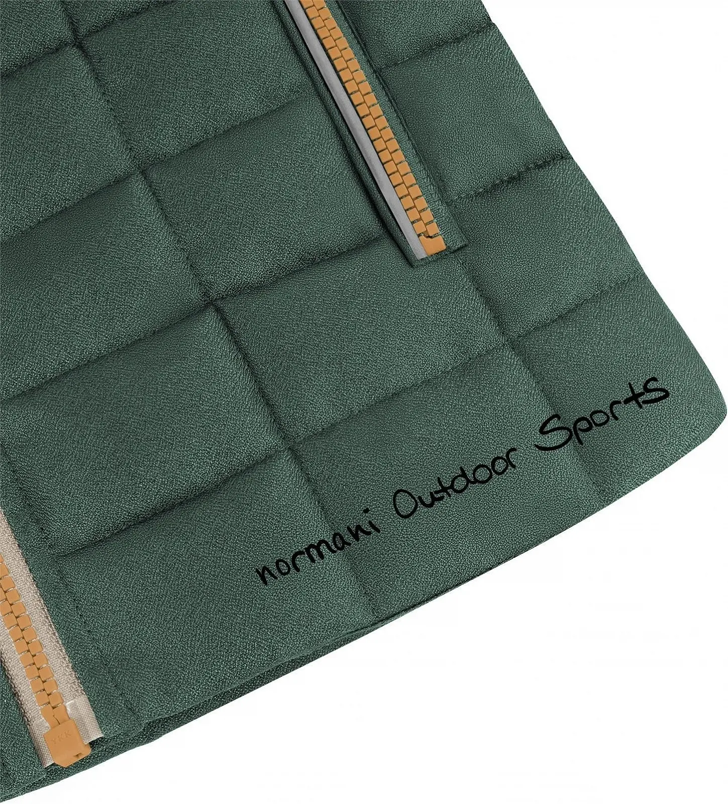 Детский зимний жилет normani стеганный с капюшоном., фото №7