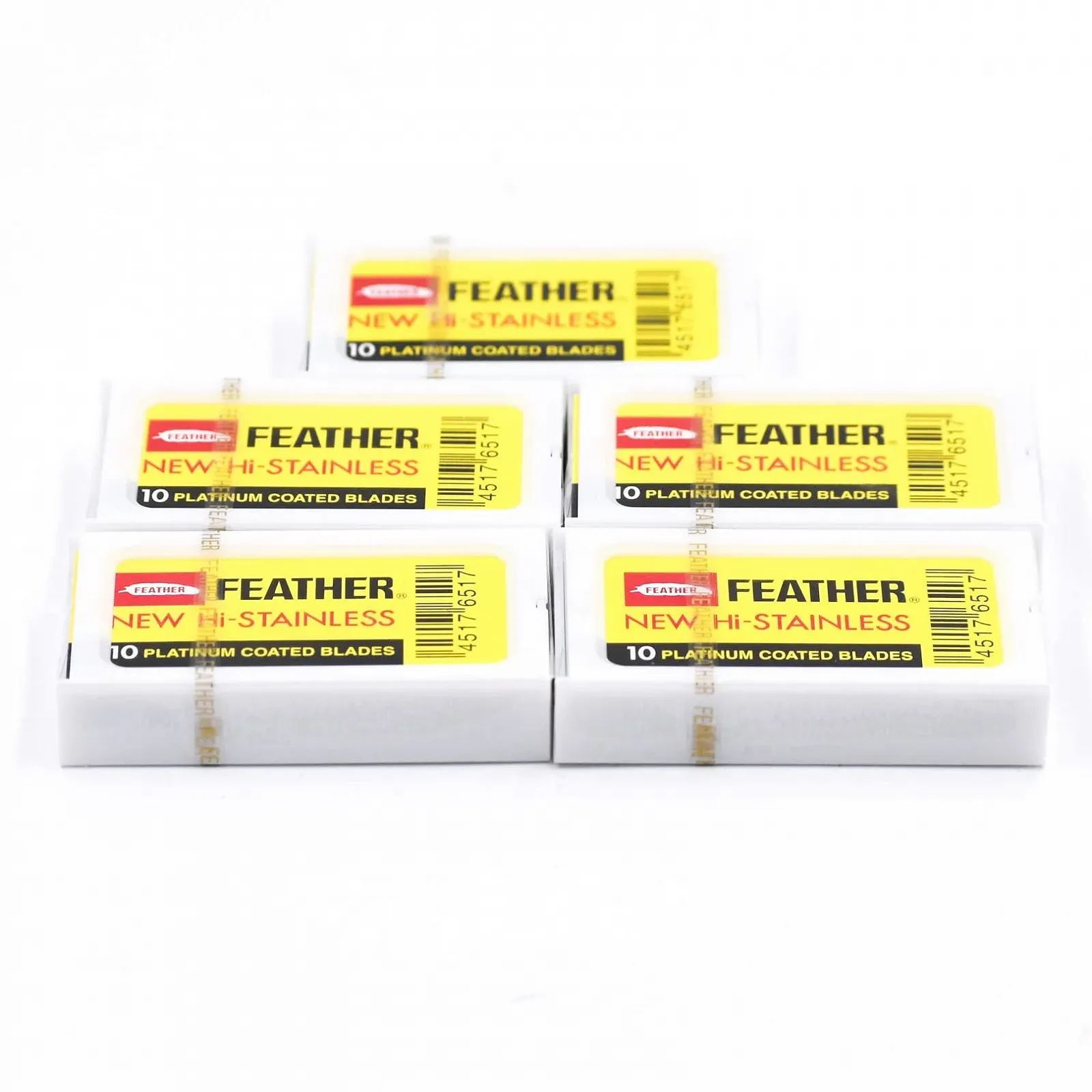 Лезвия для бритья Feather Double Edge 50 шт., фото №1 Лезвия для бритья Feather Double Edge 50 шт., фото №1