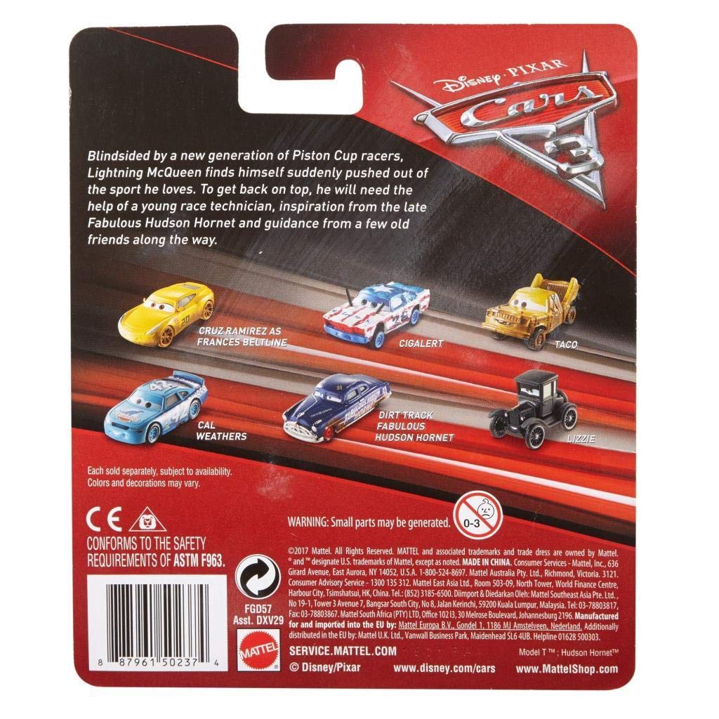Моделі Disney Cars 3 Mattel Die-cast 1:55, фото №8