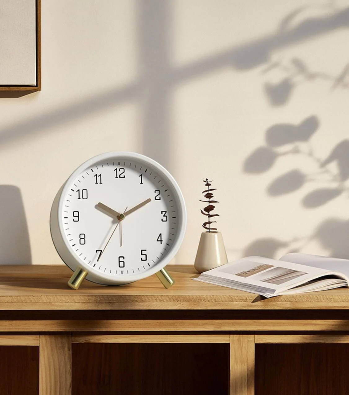 Будильник Shisedeco Аналоговый Бесшумный Маленький Настольный с Подсветкой Арабские Цифры, фото №6 Будильник Shisedeco Аналоговый Бесшумный Маленький Настольный с Подсветкой Арабские Цифры, фото №6