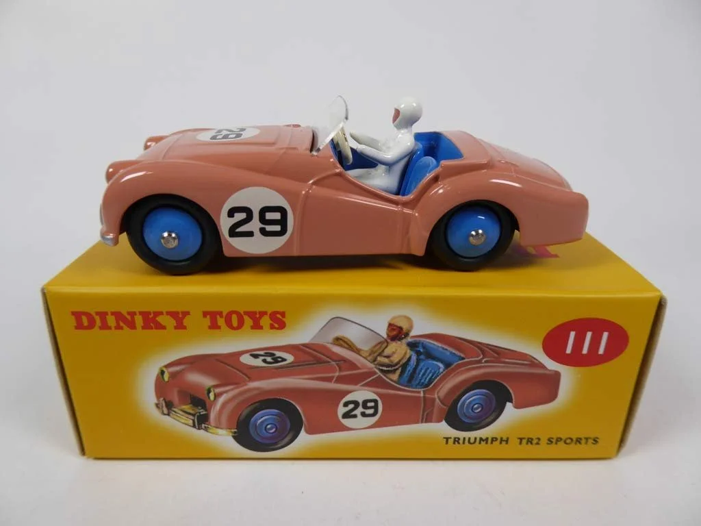 Игрушка автомобиль Dinky Toys Atlas Triumph TR2 Sport 111 Масштаб 1:43, фото №2