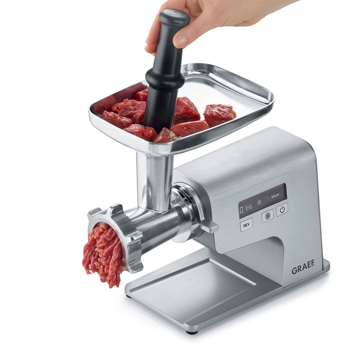 Мясорубка GRAEF Multiwolf FW500 2500 W серебристая, фото №4 Мясорубка GRAEF Multiwolf FW500 2500 W серебристая, фото №4
